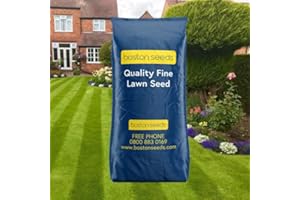 Boston Seeds Ornamental Grass Seed - Quality Grass Seed for Fine Lawns (1 x 2kg)