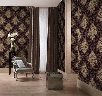 Lounge Barock Rasch Tapete BESTSELLER 156645 gold braun - 5