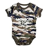 TWISTED ENVY Baby Jungen (0-24 Monate) Body Gr. 3-6 Monate, camouflage