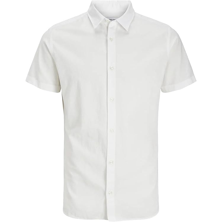 Chemise Manches Courtes Jack & Jones Jjesummer Resort – T-shirt Shirt Décontracté Pour Homme