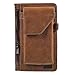 Produktbild DFVmobile - Cover Vertical Belt Case with Phone Holder Pouch & Inner Pocket with Zipper für => Pentagram Monster X5 > Brown