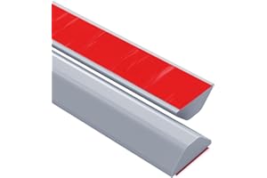 Mxziogr Barriera doccia silicone, Barriera acqua, soglia per doccia, Supporto Adesivo in Un Unico Pezzo, Tenere l'acqua all'interno della soglia per evitare fuoriuscite (Grigio, 85CM)