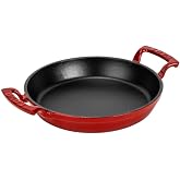 Lava Casting Round Handle Egg Field Pan, 16 Cm, Black