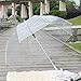 Price comparison product image AHGAHG 4PCS Clear Rain Umbrellas Dome Birdcage Transparent PVC Plastic Wedding