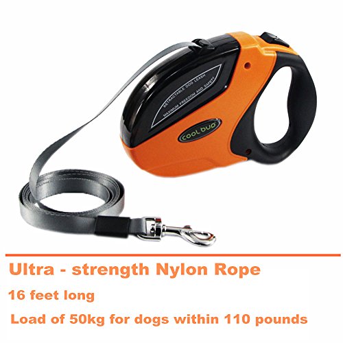 Dog Retractable Leads for Large Breed Heavy Duty 110 Pounds, Smooth