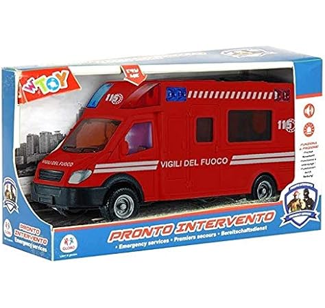 fire truck with lights and sounds