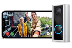 Ring Peephole Camera (Door View Cam) by Amazon | 34–55 mm door thickness | Wireless Doorbell Security Camera with 1080p HD video, Wifi | 30-day free trial of Ring Home