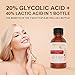Glyco-Lactic Acid 60% Gel Peel Including After Peel Neutralizer Facial Peel Contains Glycolic Acid Retinol Vitamin C Kojic Acid Licorice Bearberry Tea Mulberry. Perfect Mild Strength Chemical Peel