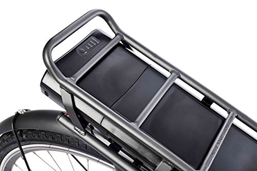 Teutoburg E-Bike, Elektrofahrrad mit HiTen Stahlrahmen in Anthrazit mit 6-Gang Shimano Kettenschaltung – Pedelec Citybike leicht, 250W & 8,8Ah / 36V Lithium-Ionen-Akku, 28 Zoll, 282686 - 6