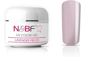 NAILS FACTORY N&BF UV Farbgel 5 ml | Lavender Fields (Lila) | Colourgel deckend mittelviskos | Color Gel für Gelnägel | Made in Germany | Nageldesign Farbgele | selbstglättend ohne Säure
