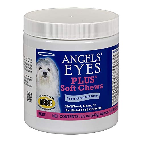 Angels Eyes AENSC120PLBF 120 Cuentas de Ojos de ángel Plus Masticar Suave para Perros