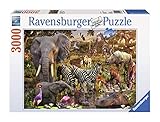 Ravensburger 17037 - Afrikanische Tierwelt - 3000 Teile Puzzle - 