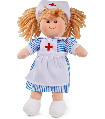 Ma Première Poupée Bigjigs Toys Hattie Rag Doll (Small) - , Des Poupée Chiffon