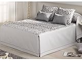 colcha bouti lara jvr No incluye cojín Tejidos JVR - Colcha edredón Lara Cama 150 - Color Turquesa