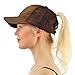 Produktbild Btruely Mütze Unisex Baseball Kappe Damen Snapback 2018 Neu Hysteresenhut Einstellbar Flacher Hut Herren Barett-Hut Vintage Baseball Cap Jungen Hip Hop Hut (Eins Größe, Kaffee)
