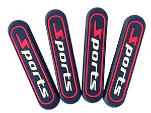 CarEmpire Universal Silicone Anti Scratch Car Crash Protector Bar for Side Door Edge Protection with Sticker for Car Door (4 PCS, White)