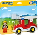 Mit 1 Figur Playmobil 6967 - Feuerwehrleiterfahrzeug