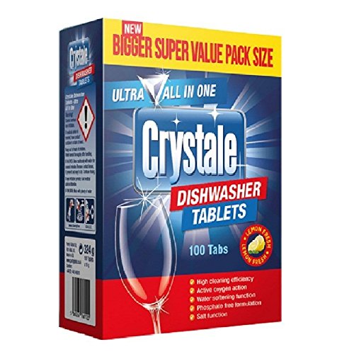 Crystale Dishwasher Tablets 100s RS.1299 (35.00% Off) - Amazon