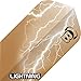 Produktbild Unbekannt BULL'S Lightning Dart Flights Slim Shape 100 Micron braun Blitze