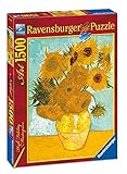 Calidad Ravensburger Ravensburger - Van Gogh, Los Girasoles, Puzzle de 1500 Piezas (16206 2)