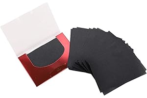 YOTOWN Papel absorbente, tejidos absorbentes de aceite, 90 piezas / paquete Película de maquillaje Hojas limpias y transparentes de control que absorben el aceite