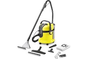 Kärcher Injecteur/Extracteur SE 4001 Plus, pour le Nettoyage des Surfaces Dures, Textiles et Meubles Rembourrés, avec Buse de Lavage pour Tapis & Rembourrage, Suceur Eau & Poussières, Suceur Fentes