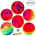 Produktbild Twister.CK Rainbow Beach Balls, Weltmeisterschaft Fußball Beach Volley - 6 Pack Kinder Neon Rubber Ball im Freien Spielen Bouncy Beach Ball PVC Multicolor Weichen Spielplatz Ball für Kids Party Favor