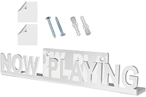 Zankie Acrylic Vinyl Record Shelf Wall Mount - Now Playing Vinyl Record Stand Now Playing Vinyl Record Holder For Display Daily Listening, Floating Shelves With Installation Hardware And Tools