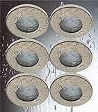 Lichtleistung: inkl. 6x 400 Lumen - Farbtemperatur: 3000K warm-weiß - Farbwiedergabeindex: RA80