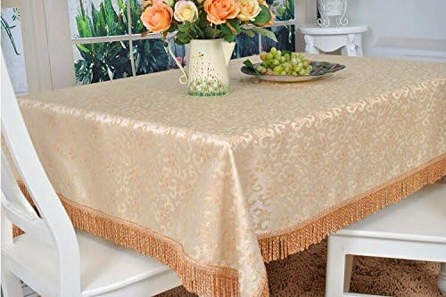WFLJL European Style,Mahjong,Tablecloth,Dining Table,Cloth,Cover Cloth,Coffee Table,Living Room,Jacquard,140*200cm