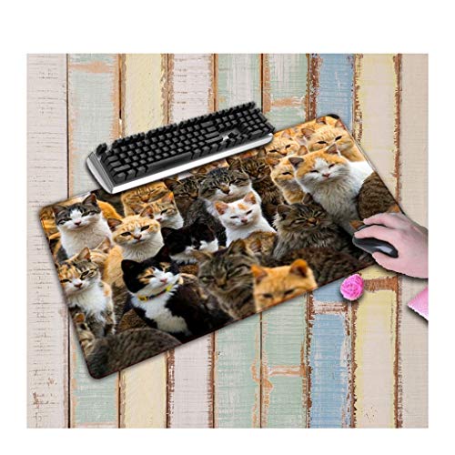 Preisvergleich Produktbild JUNHONGZHANG Tierschwatz Mignon Übergroße Mauspad Rutschfeste Gaming-Gummiauflage für Home Office Internet-Cafés,30x70cm