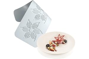 TUKE Molde de Silicona 3D de Hojas Huecas para Chocolate, Caramelos, Decoración de Comidas, Fondant y Arcilla Polimérica