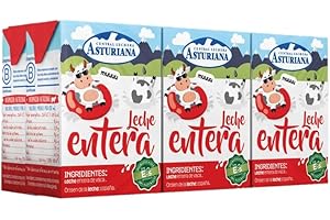 Central Lechera Asturiana Leche Entera, Pack 6 x 200ml