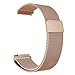 Produktbild Aimtel Kompatibel Fossil Q Venture Armband, 18mm Milanese Loop Metall Edelstahlband Zubehör Strap Band Kompatibel Fossil Q Venture/Gen 4/Huawei TalkBand B4 Uhr(FO-Roségold)