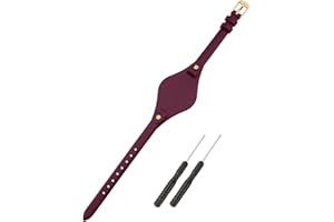 SANDEIN Bracelet de montre compatible avec Fossil - En cuir souple - 8 mm - Pour montre Fossil ES3077 ES3148 ES3262 et ES4119 ES4176