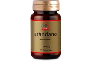 Obire | Arándano 1000 mg | 60 Cápsulas | Con Vitamina C | Fórmula para el Bienestar Diario