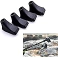 Walking Stick Tips Rubber 4pcs Trekking Pole Tips Replacement- Rubber Feet for Hiking Poles, Walking Sticks, Trekking Poles | Rubber Tip for Walking Sticks Hiking Trekking Poles Boot Tips Rubber Feet