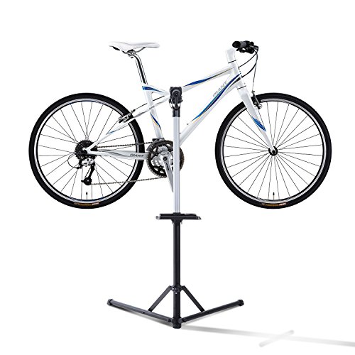 Homcom® Fahrradmontageständer Fahrrad Reparaturständer Montageständer Zentrierständer mit Werkzeugablage