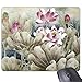 Produktbild Rosa Lotus-Knospe in der Blüte Atroviren-Lotos-Blatt-chinesisches klassisches Painting-Rechteck-Rutschfeste GummiMousepad Spiel-Mausunterlage Geschenk