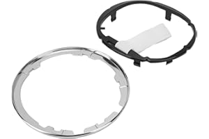 KIMISS Car Gear Shift Knob Gaiter Lever Retaining Boot Ring for Fiat 500 500C Replacement 71775051 ABS Gear Stick Lever Gaiter Boot Retaining Ring