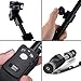 Sparkling Trends Extendable handheld Yunteng 1288 Pro 2-In-1 Adjustable Self Portrait Yunteng Selfie Stick Monopod for Camera and iPhone, Smartphones with Bluetooth Remote Shutter (BLACK) RS.645.00