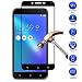 Produktbild MaxKu Asus Zenfone 3 Max ZC553KL Schutzfolie, Full-Cover HD Displayschutzfolie 3D Vollbild Panzerglasfolie 9H Tempered Glass Hartglas, Glasfolie Handy Schutzglas Schutzfolie für Asus Zenfone 3 Max ZC553KL, Schwarz