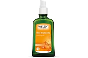 WELEDA - Huile dynamisante à l'Argousier - Tonifie et hydrate - Pour les peaux fragilisées par des conditions extérieures défavorables - NATRUE* - Bio** - Vegan*** - 100 ml