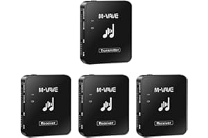 CNANRNANC di monitoraggio wireless in-ear, 2,4 G, cuffie wireless per monitor, ricevitore trasmettitore ricaricabile (1 ricevitore tran 3 receivers)