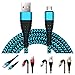 Produktbild UGI® Micro-USB-Kabel Android, Micro-USB zu USB 2.0 Kabel (4-Pack, 6.6FT) Nylon Geflochtene Daten Sync Ladekabel