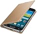 Produktbild Samsung Flip Wallet Hülle Case Cover Galaxy S5 Mini Punching Pattern - Gold