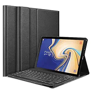 HOM 3 Fold Wireless Bluetooth Keyboard Stand with Detachable Tablet Cover Case for Samsung Galaxy Tab S4 10.5 T830/T835