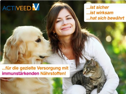 phytovital Activeed für Hunde + Katzen 180 g Pulver mit Dossierlöffel