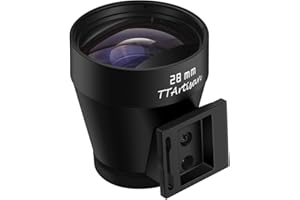 TTArtisan Wizjer 21 mm/28 mm, lotniczy, aluminiowy, wielofunkcyjny, kompaktowy wizjer, odpowiedni do montażu na zimnej stopce (28 mm)
