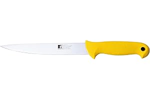 BERGNER Q3493 Cuchillo trinchador 17,5 cm en Acero Inoxidable colección Professional Color